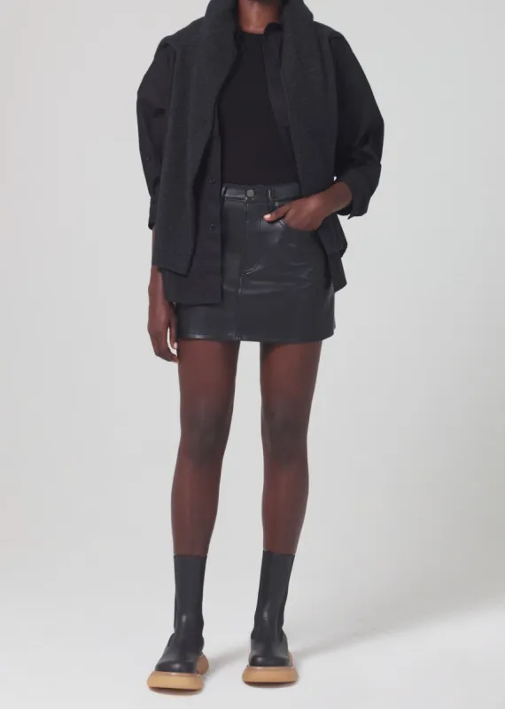 Beatnik Mini Recycled Leather in Black sold by Citizens Of Humanity