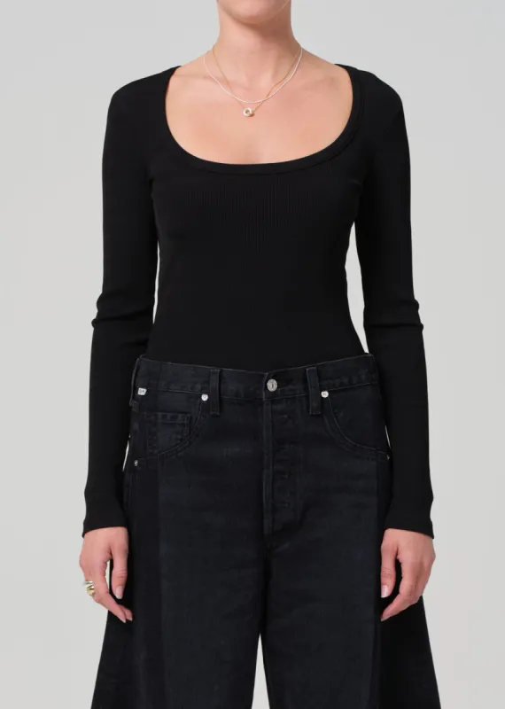 Rumi Scoop Neck in Black sold by Citizens Of Humanity