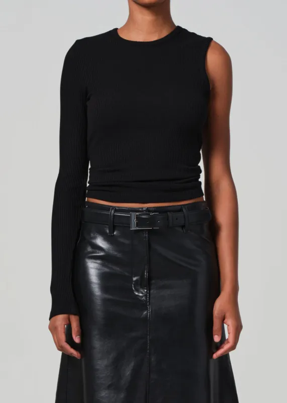 Fellina One Sleeve in Black made by Citizens Of Humanity