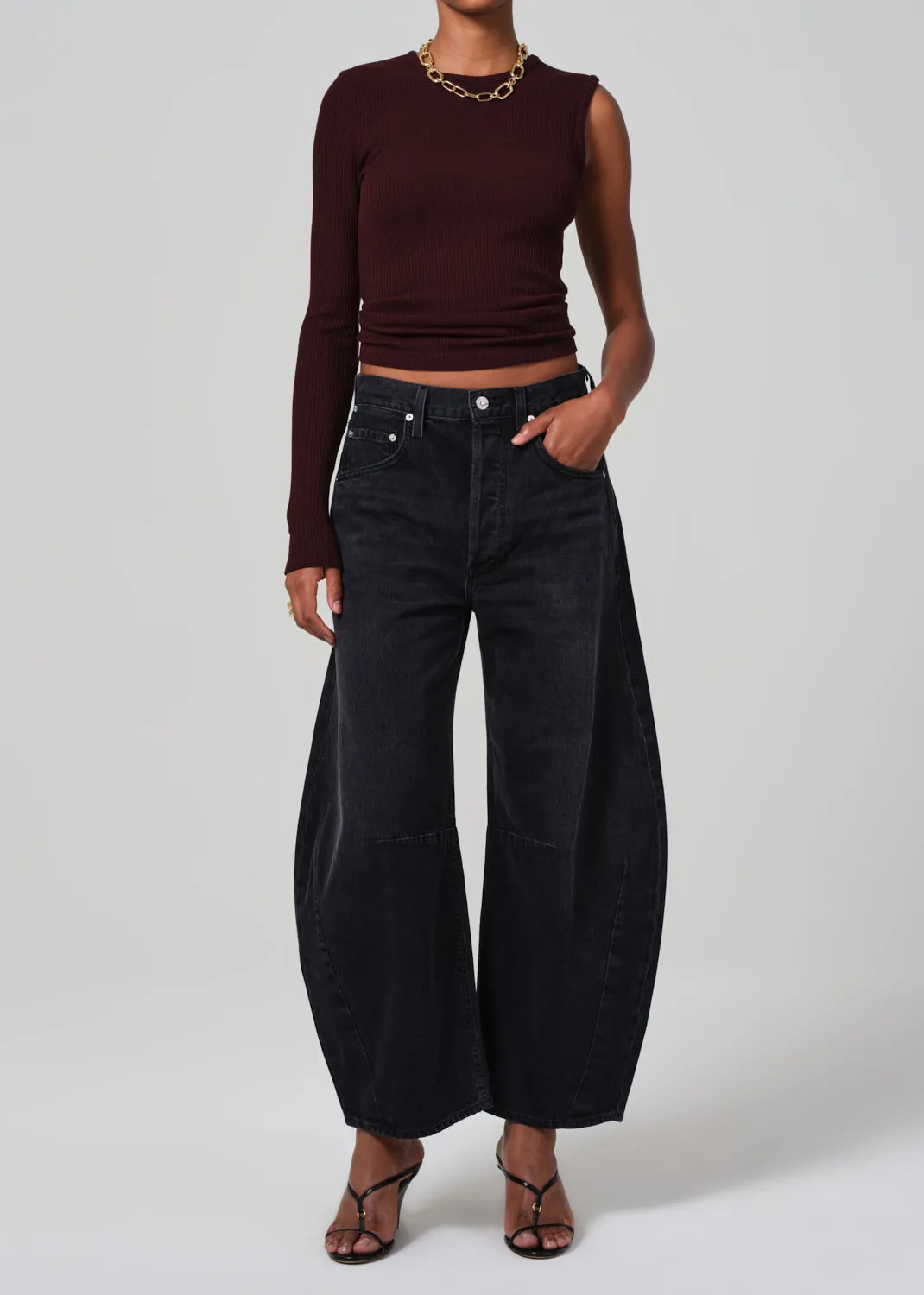 Fellina One Sleeve in Burgundy sold by Citizens Of Humanity product image thumbnail 5