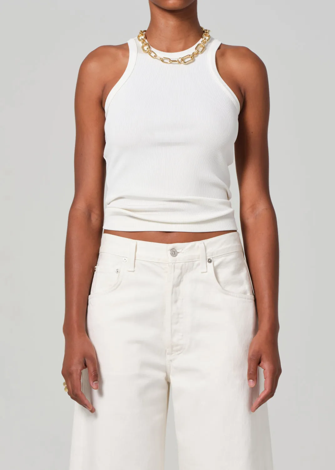 Akira Tank in Ivory sold by Citizens Of Humanity