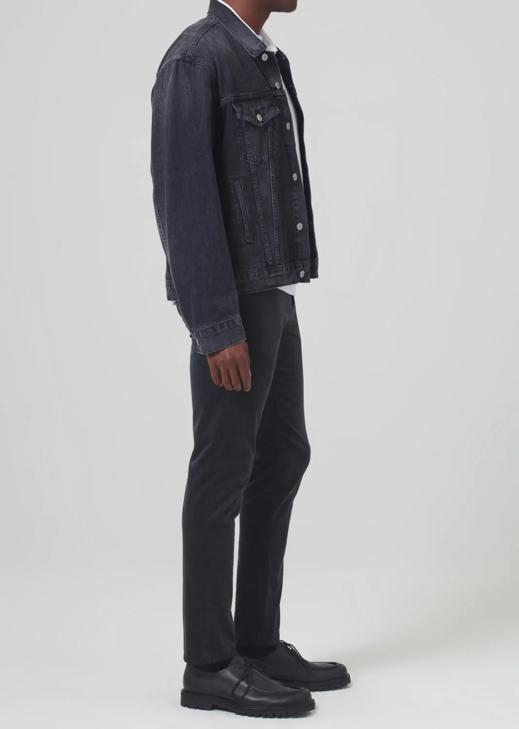 London Tapered Slim Velvet in Charred Cedar sold by Citizens Of Humanity product image thumbnail 4