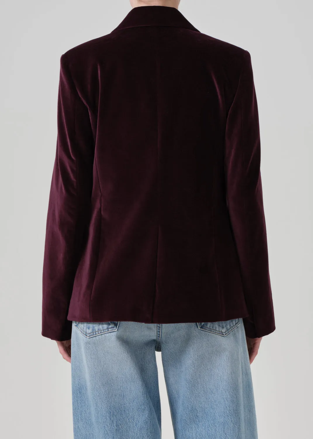 Matteau Blazer in Bordeaux sold by Citizens Of Humanity product image thumbnail 2