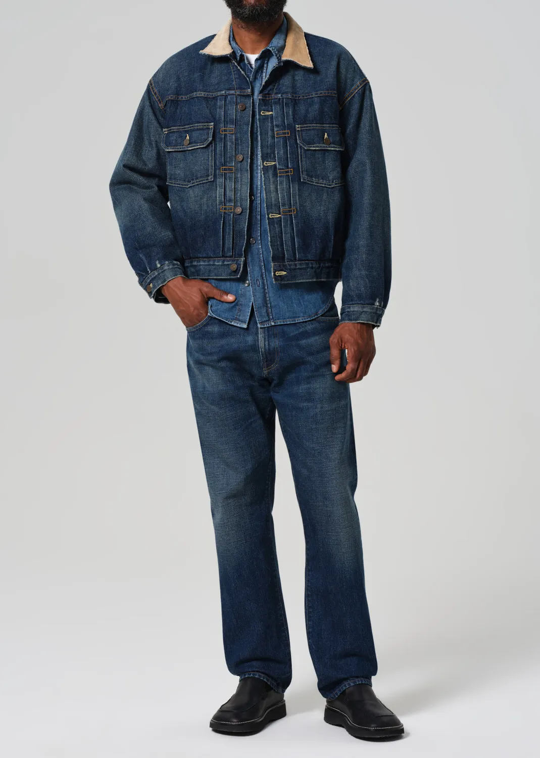 Elijah Relaxed Straight Japanese Selvedge in Covell sold by Citizens Of Humanity product image thumbnail 2