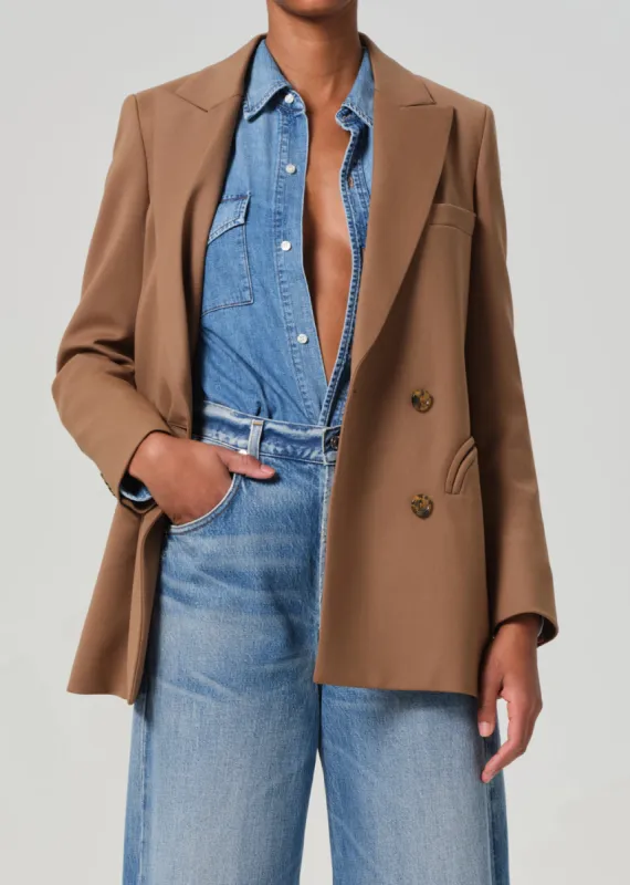 Blazé Milano Everyday Blazer in Jay sold by Citizens Of Humanity