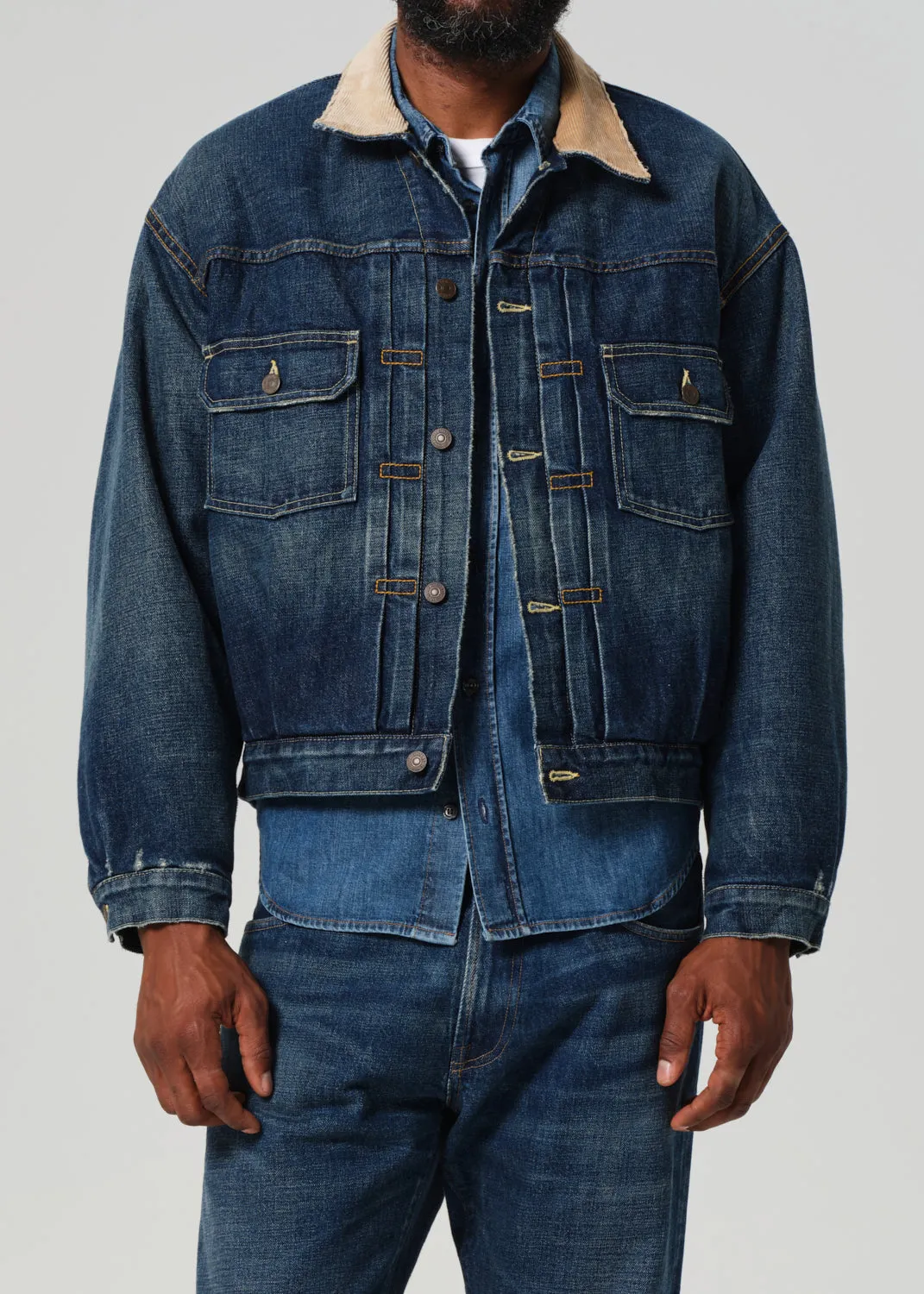 Hopper Denim Jacket in Corbin sold by Citizens Of Humanity product image thumbnail 3