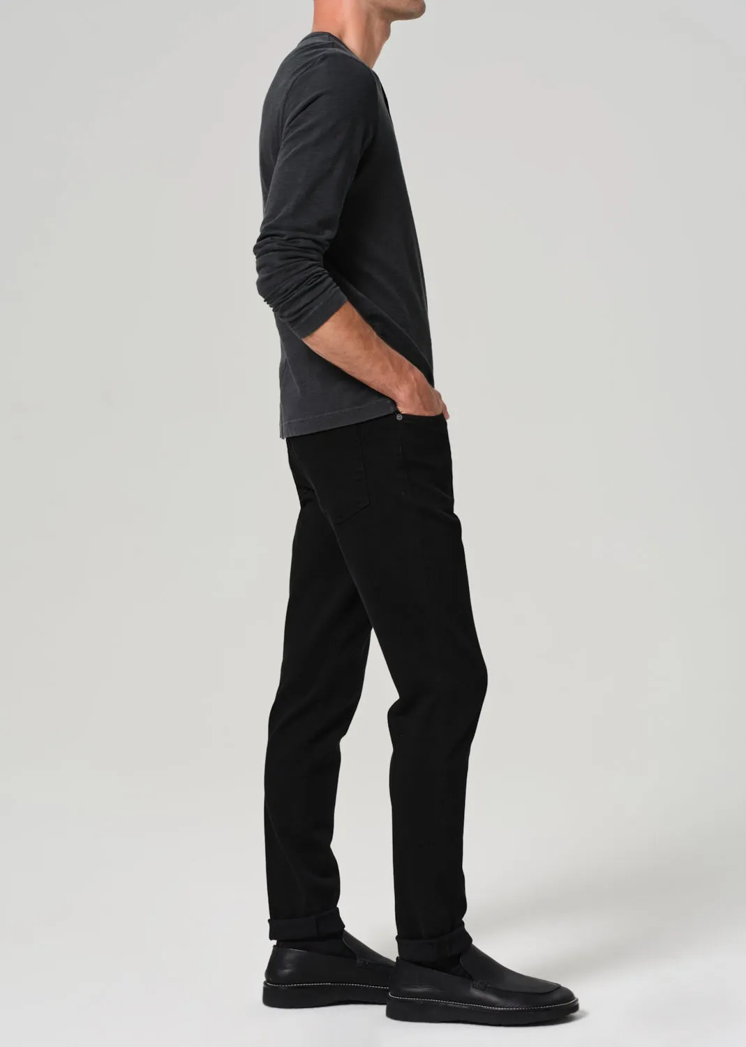 London Tapered Slim Cashmere Denim in Starless sold by Citizens Of Humanity product image thumbnail 4
