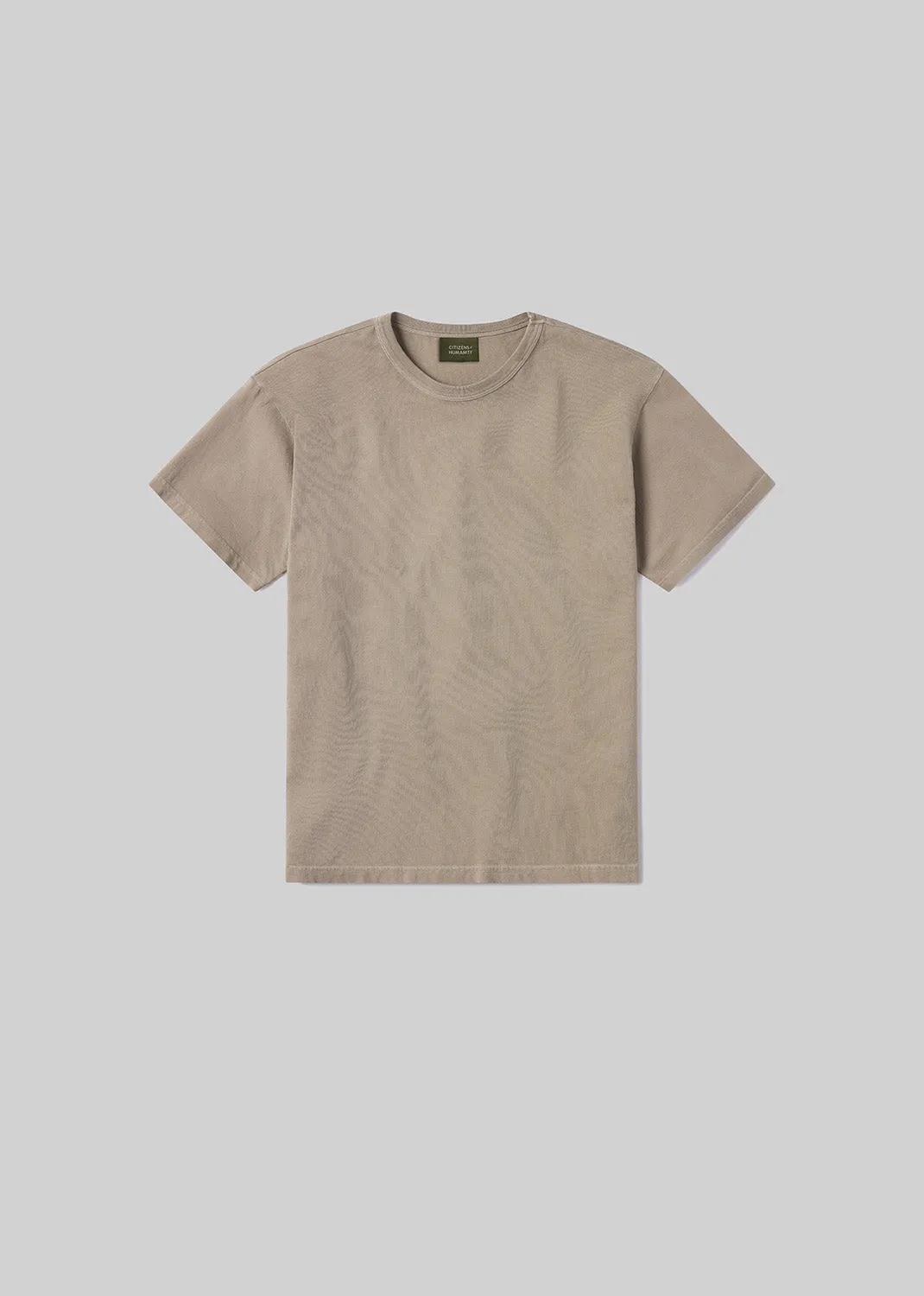Box Tee in Pelican sold by Citizens Of Humanity