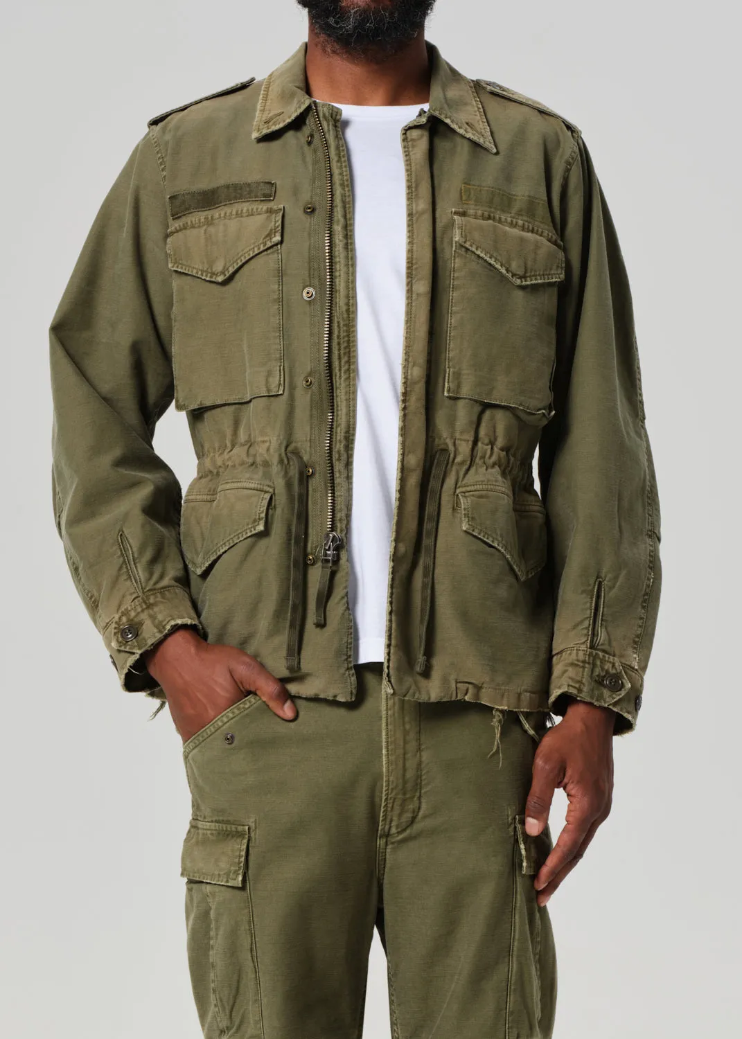 M-51 Utility Jacket in Hiro Green sold by Citizens Of Humanity product image thumbnail 2