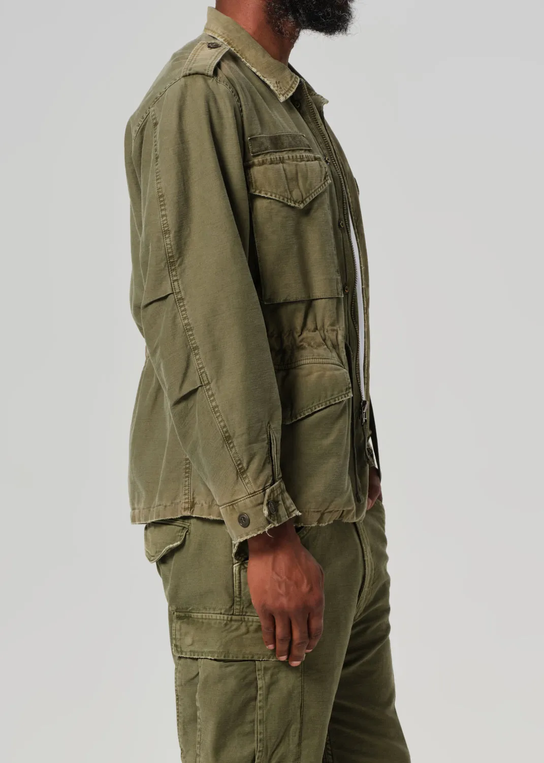 M-51 Utility Jacket in Hiro Green sold by Citizens Of Humanity product image thumbnail 4