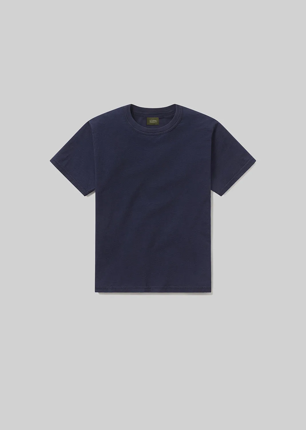 Box Tee in Midnight sold by Citizens Of Humanity