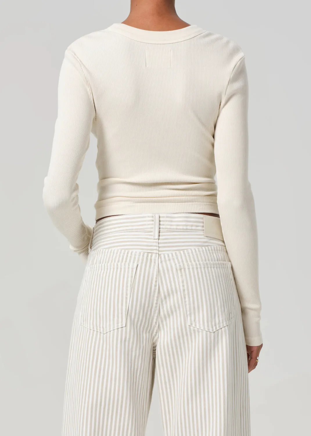 Varra Henley in Dune sold by Citizens Of Humanity product image thumbnail 2