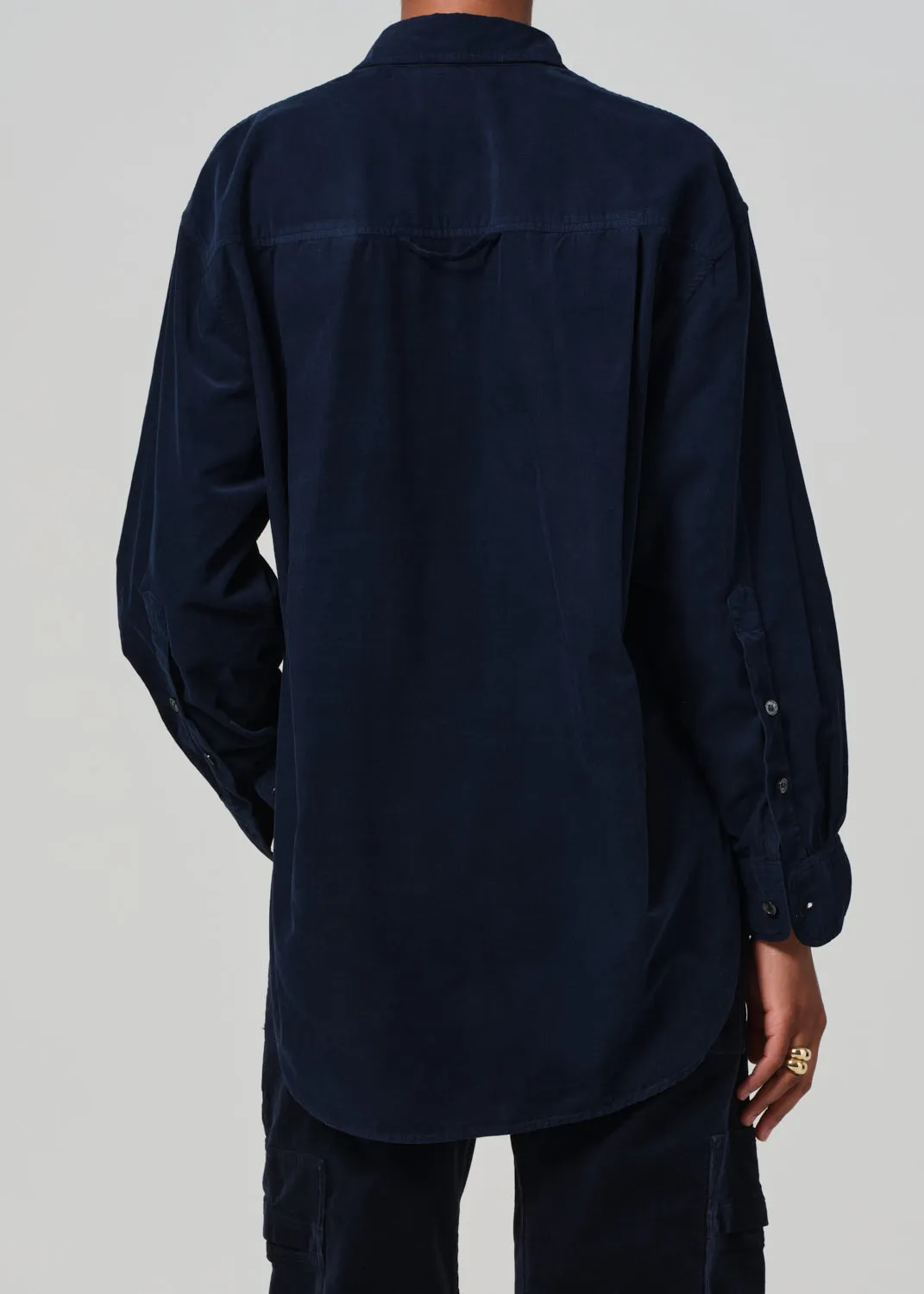 Kayla Shirt Corduroy in Navy sold by Citizens Of Humanity product image thumbnail 2