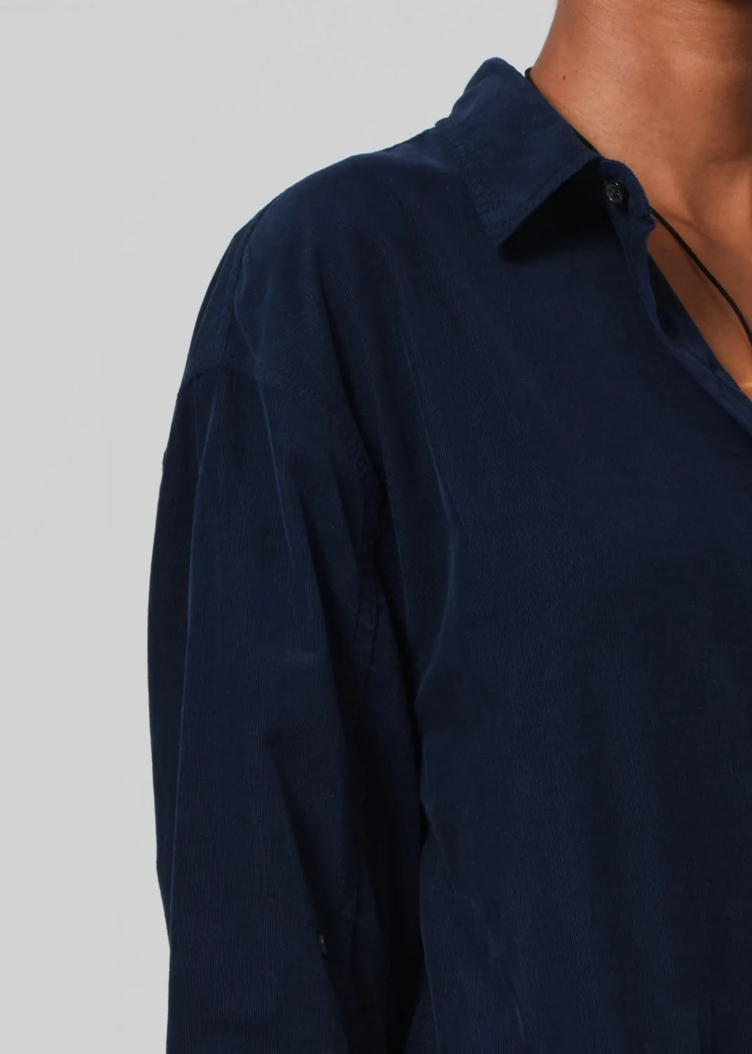 Kayla Shirt Corduroy in Navy sold by Citizens Of Humanity product image thumbnail 4