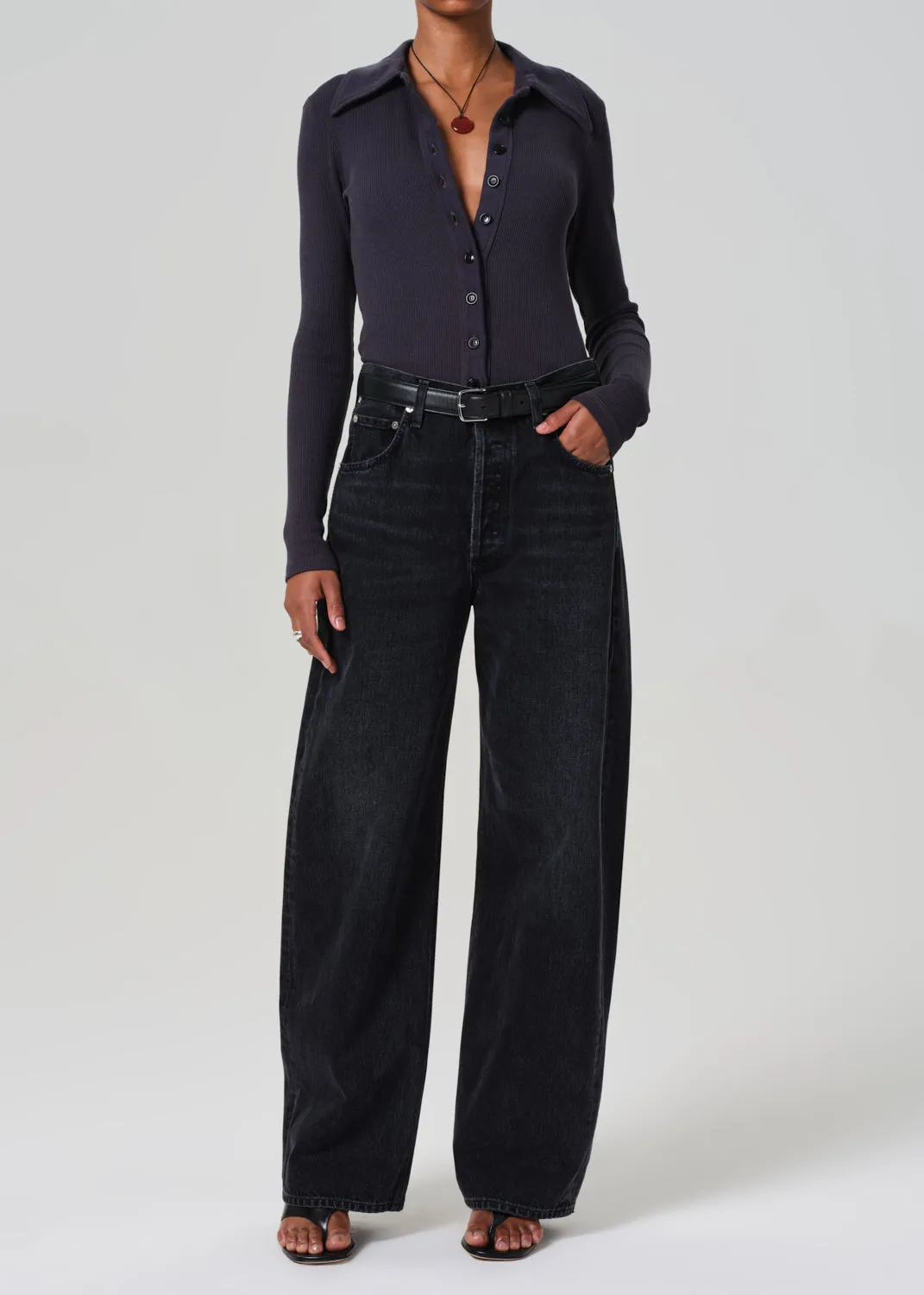 Gila Polo in Charcoal sold by Citizens Of Humanity product image thumbnail 5