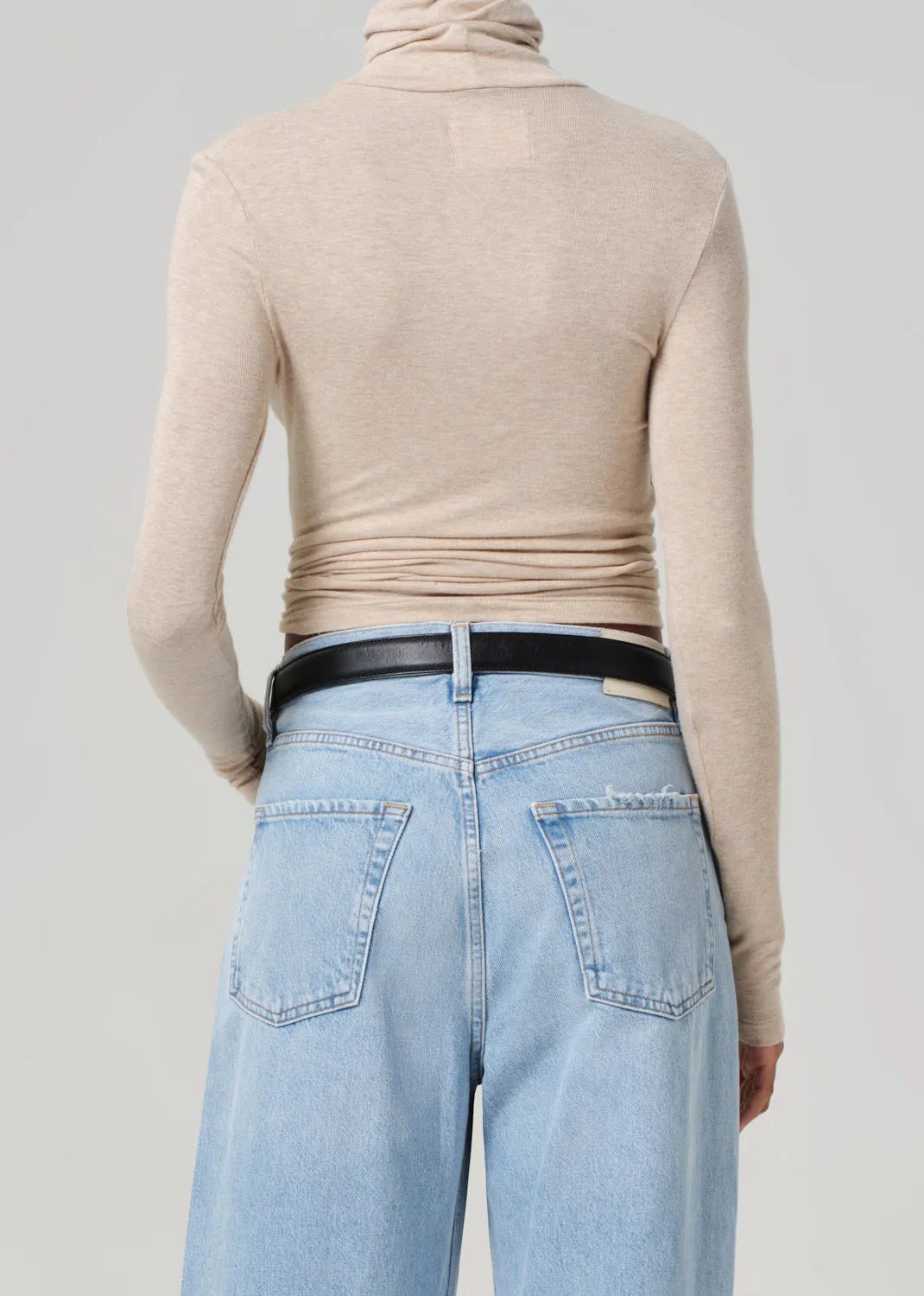 Caradene Turtleneck in Heathered Almond sold by Citizens Of Humanity product image thumbnail 2