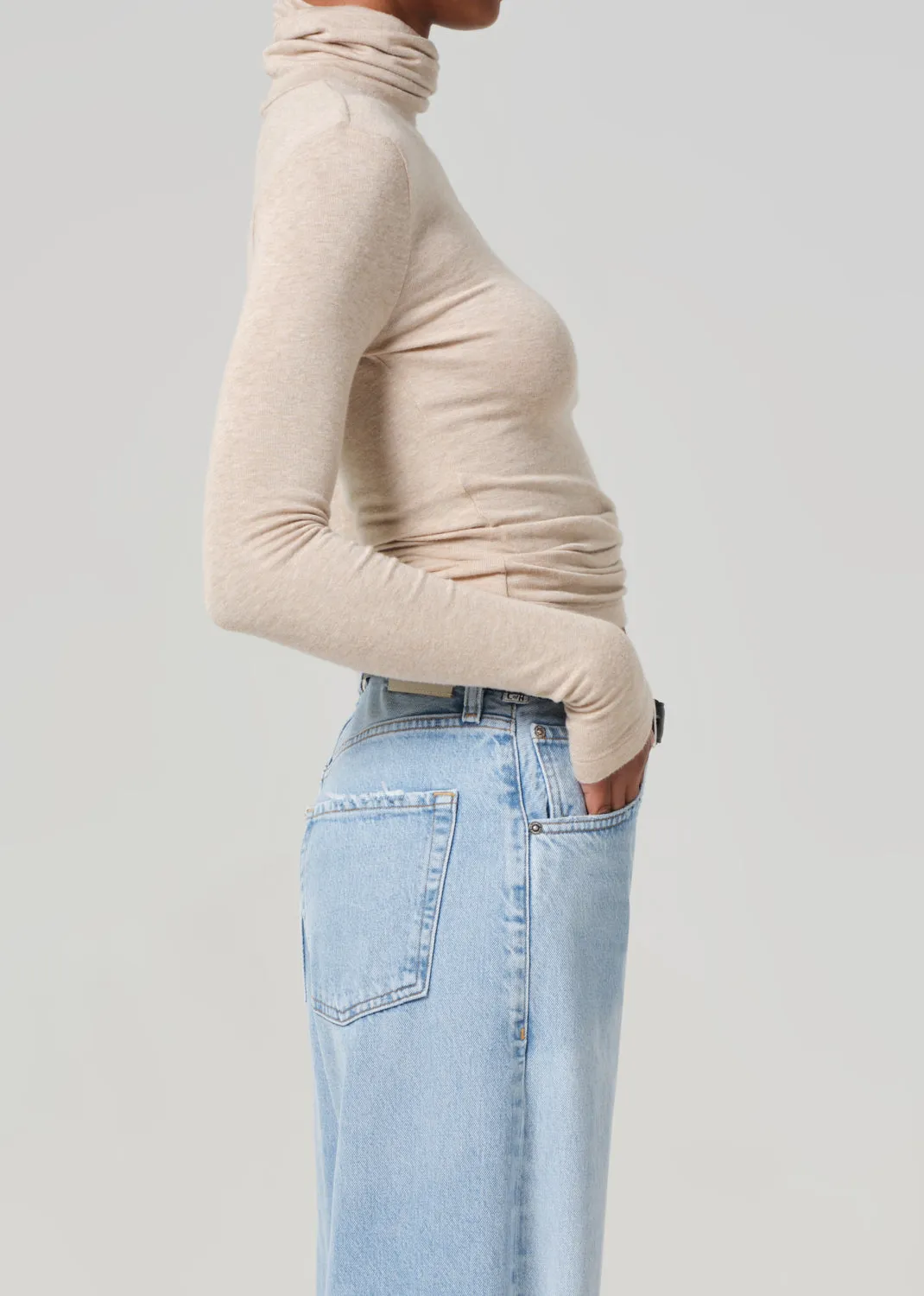 Caradene Turtleneck in Heathered Almond sold by Citizens Of Humanity product image thumbnail 3
