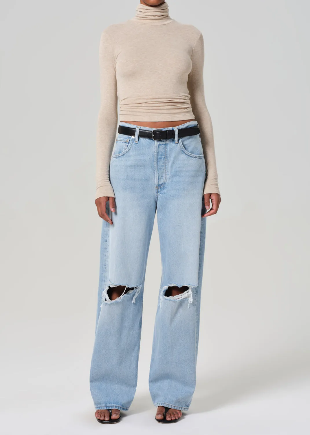 Caradene Turtleneck in Heathered Almond sold by Citizens Of Humanity product image thumbnail 5