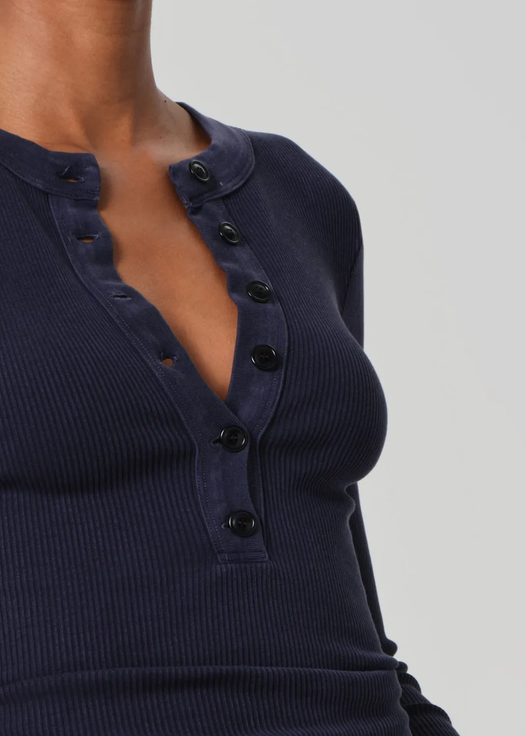 Varra Henley in Mineral Navy sold by Citizens Of Humanity product image thumbnail 4