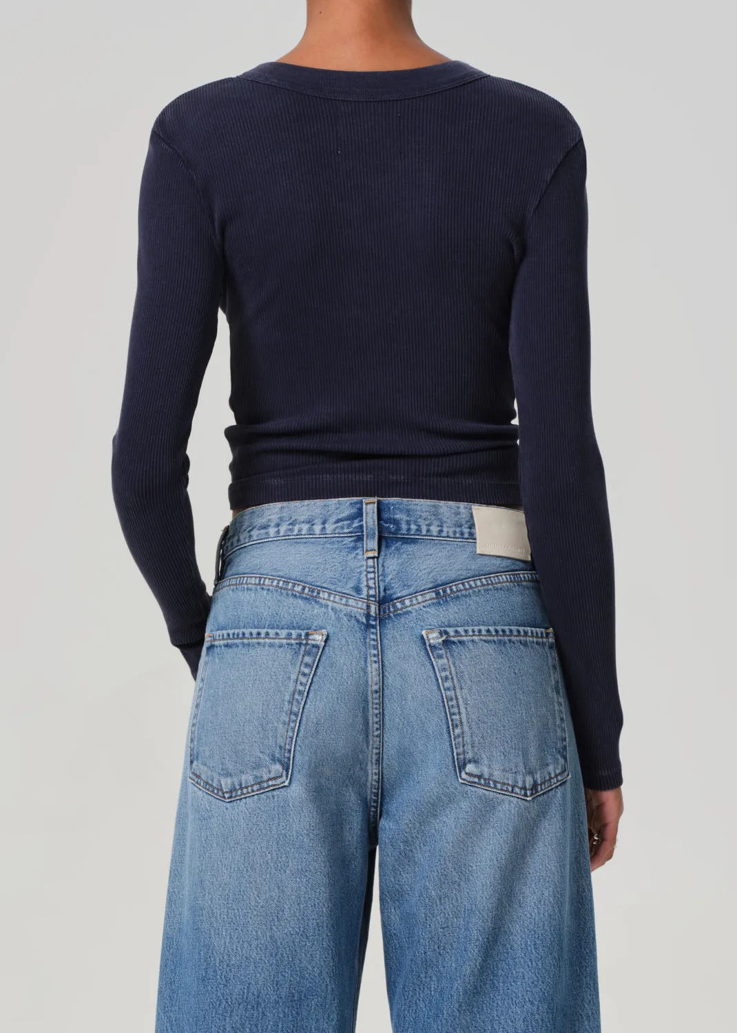 Varra Henley in Mineral Navy sold by Citizens Of Humanity product image thumbnail 2