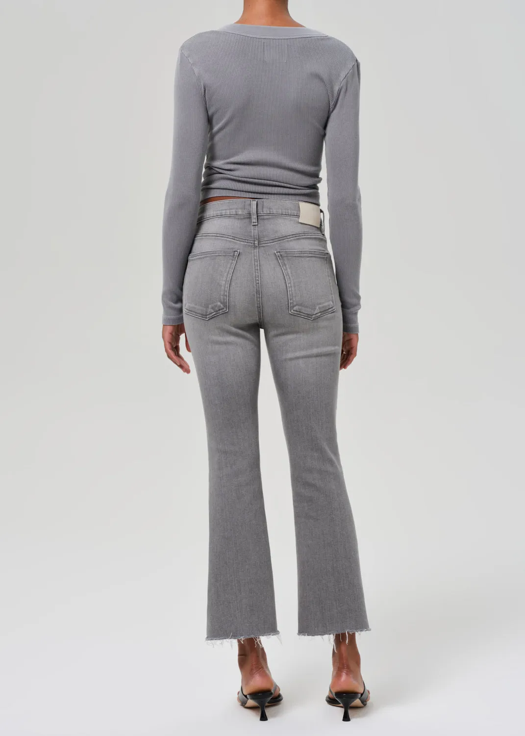 Isola Mid Rise Cropped Boot in Morel sold by Citizens Of Humanity product image thumbnail 2