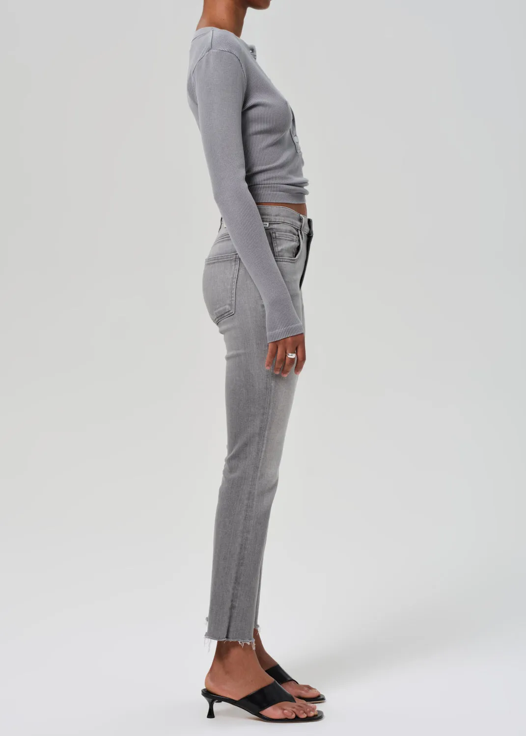 Isola Mid Rise Cropped Boot in Morel sold by Citizens Of Humanity product image thumbnail 3