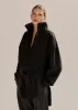 Mirelle Funnel Neck in Charcoal sold by Citizens Of Humanity