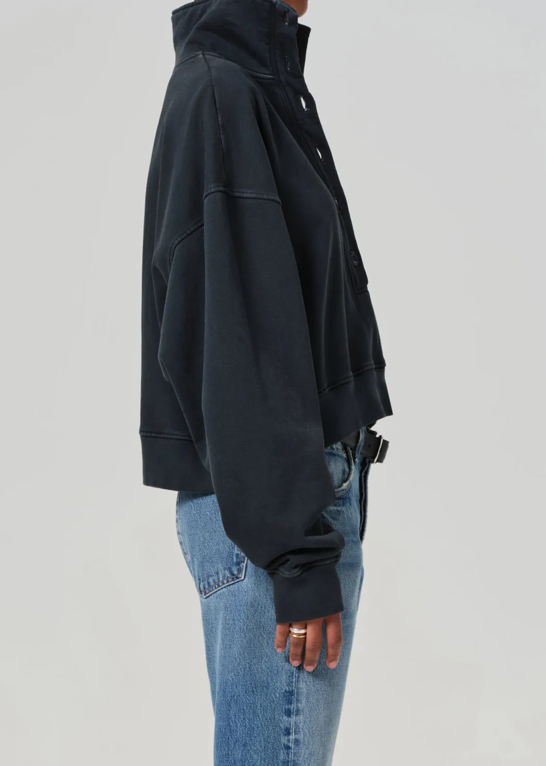 Mirelle Funnel Neck in Charcoal sold by Citizens Of Humanity product image thumbnail 4