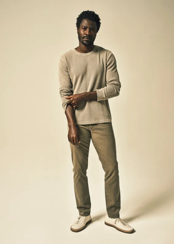 Waffle Crewneck in Pelican sold by Citizens Of Humanity