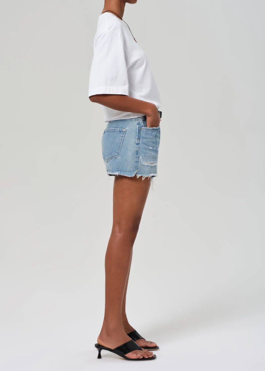 Marlow Vintage Short in Seltzer sold by Citizens Of Humanity product image thumbnail 3