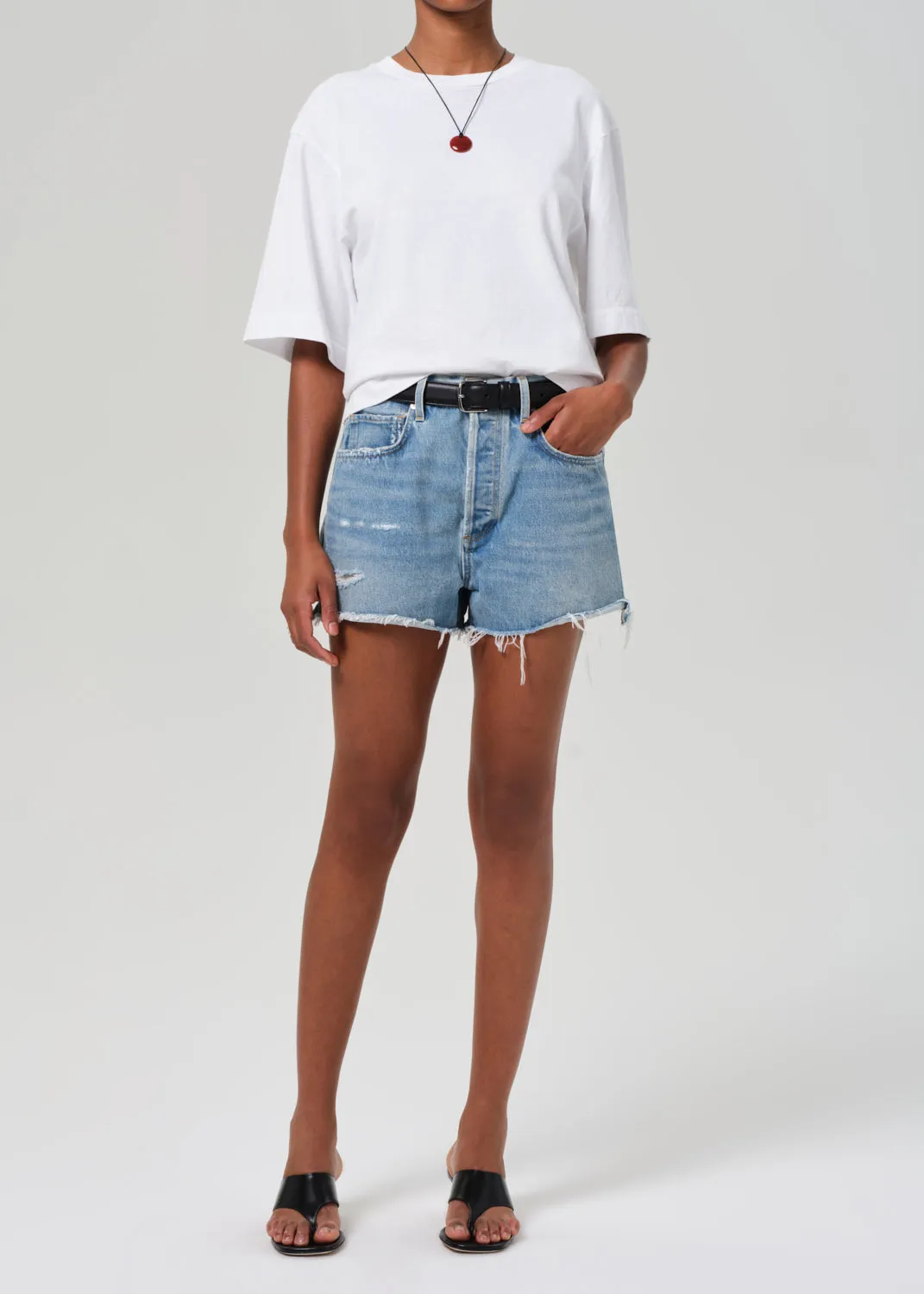 Marlow Vintage Short in Seltzer sold by Citizens Of Humanity
