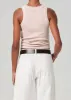 Isabel Rib Tank in Muted Rose sold by Citizens Of Humanity