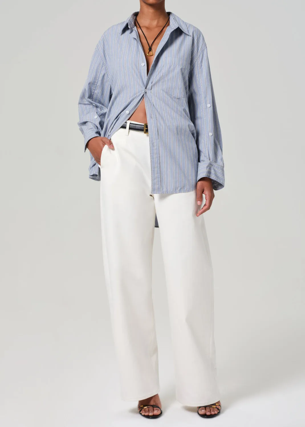 Kayla Shirt in Frida Stripe sold by Citizens Of Humanity product image thumbnail 5