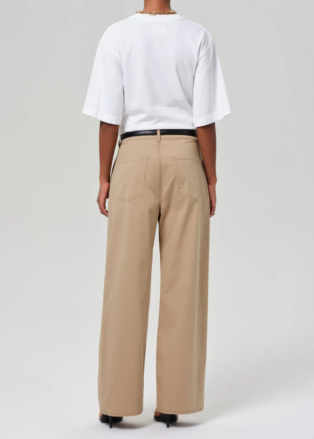 Petra Pleated Trouser in Catalina sold by Citizens Of Humanity product image thumbnail 2