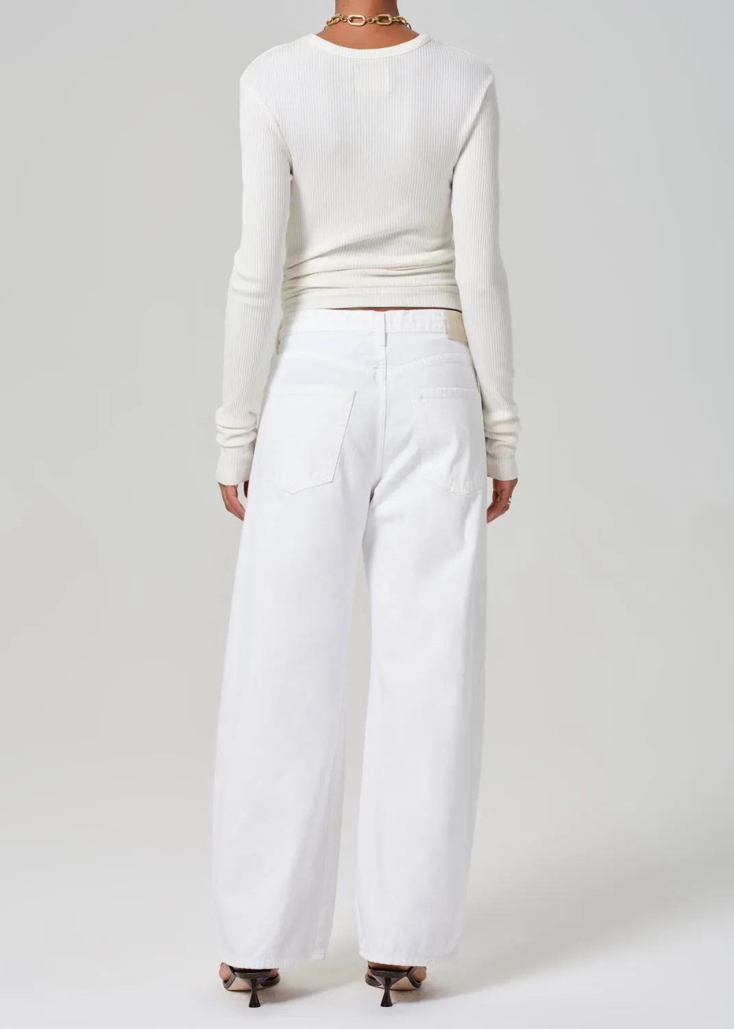 Petite Brynn Drawstring Trouser in Tulip sold by Citizens Of Humanity product image thumbnail 2