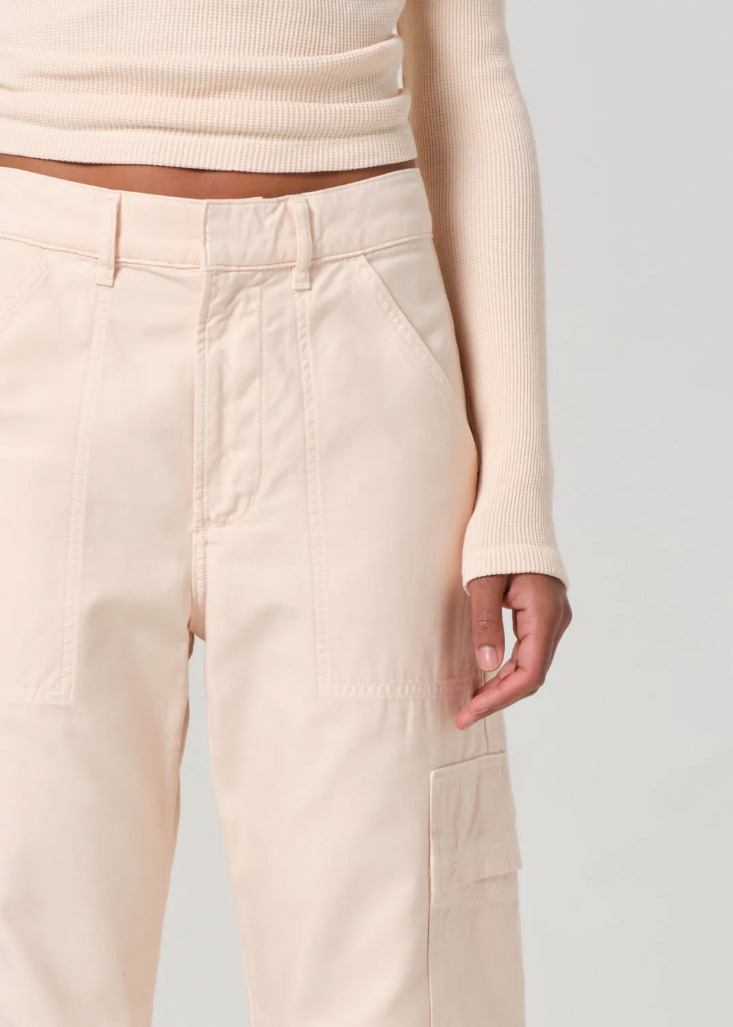 Marcelle Low Slung Easy Cargo in Shrimp sold by Citizens Of Humanity product image thumbnail 5