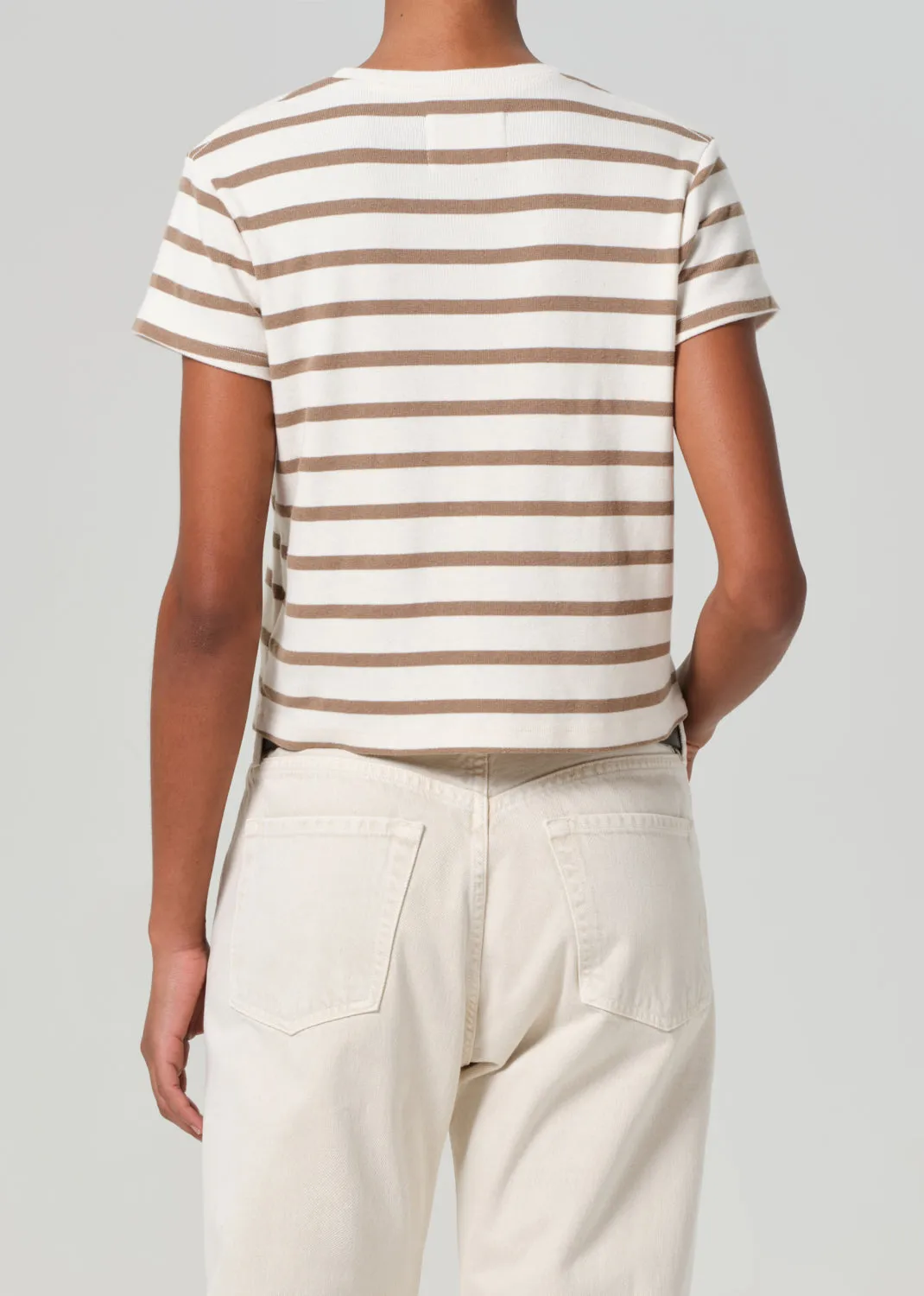 Kyle Tee in Ginger Stripe sold by Citizens Of Humanity product image thumbnail 2