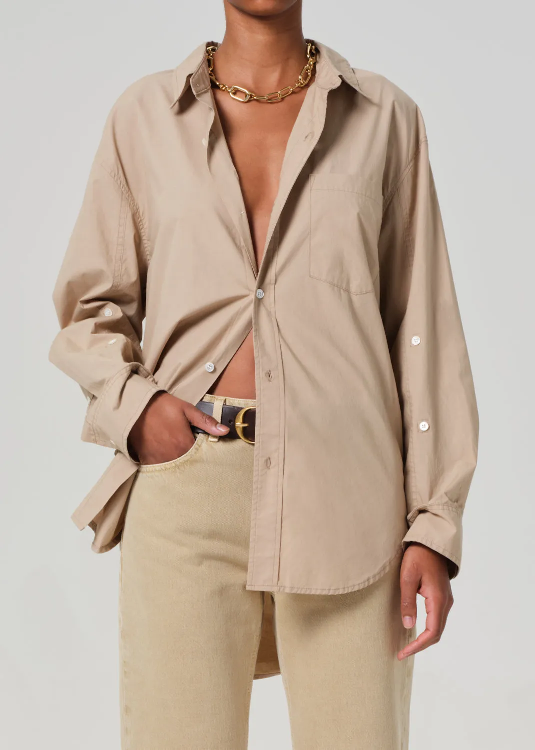 Kayla Shirt in Sandatlas sold by Citizens Of Humanity