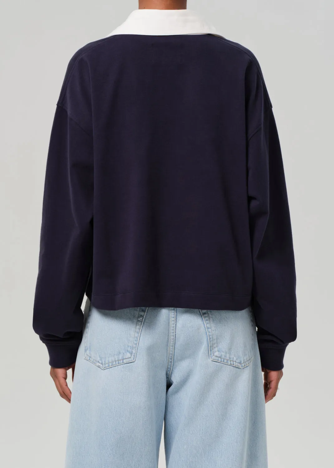 Aris Rugby in Navy sold by Citizens Of Humanity product image thumbnail 3