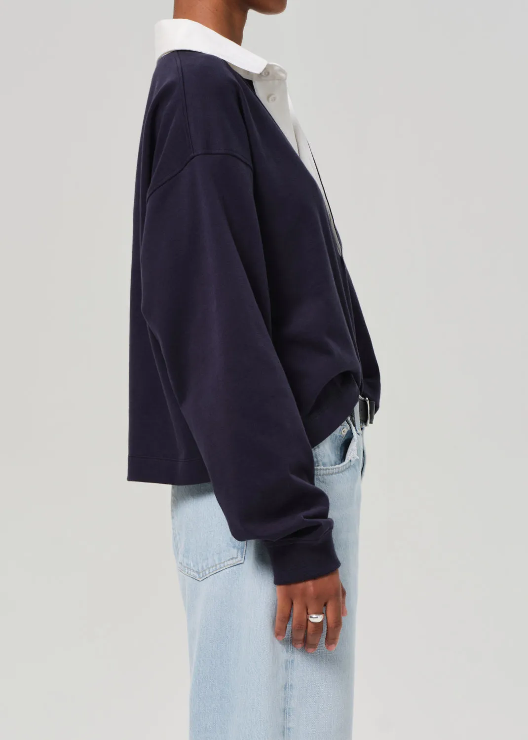 Aris Rugby in Navy sold by Citizens Of Humanity product image thumbnail 4