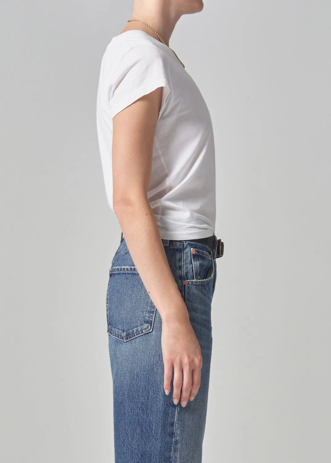 Juliette Slim T-Shirt in White sold by Citizens Of Humanity product image thumbnail 3