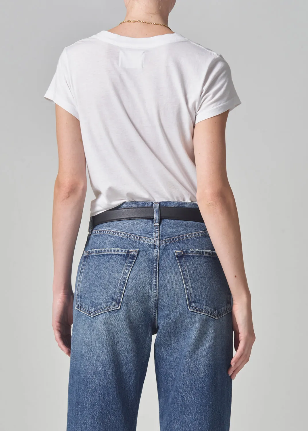 Juliette Slim T-Shirt in White sold by Citizens Of Humanity product image thumbnail 2