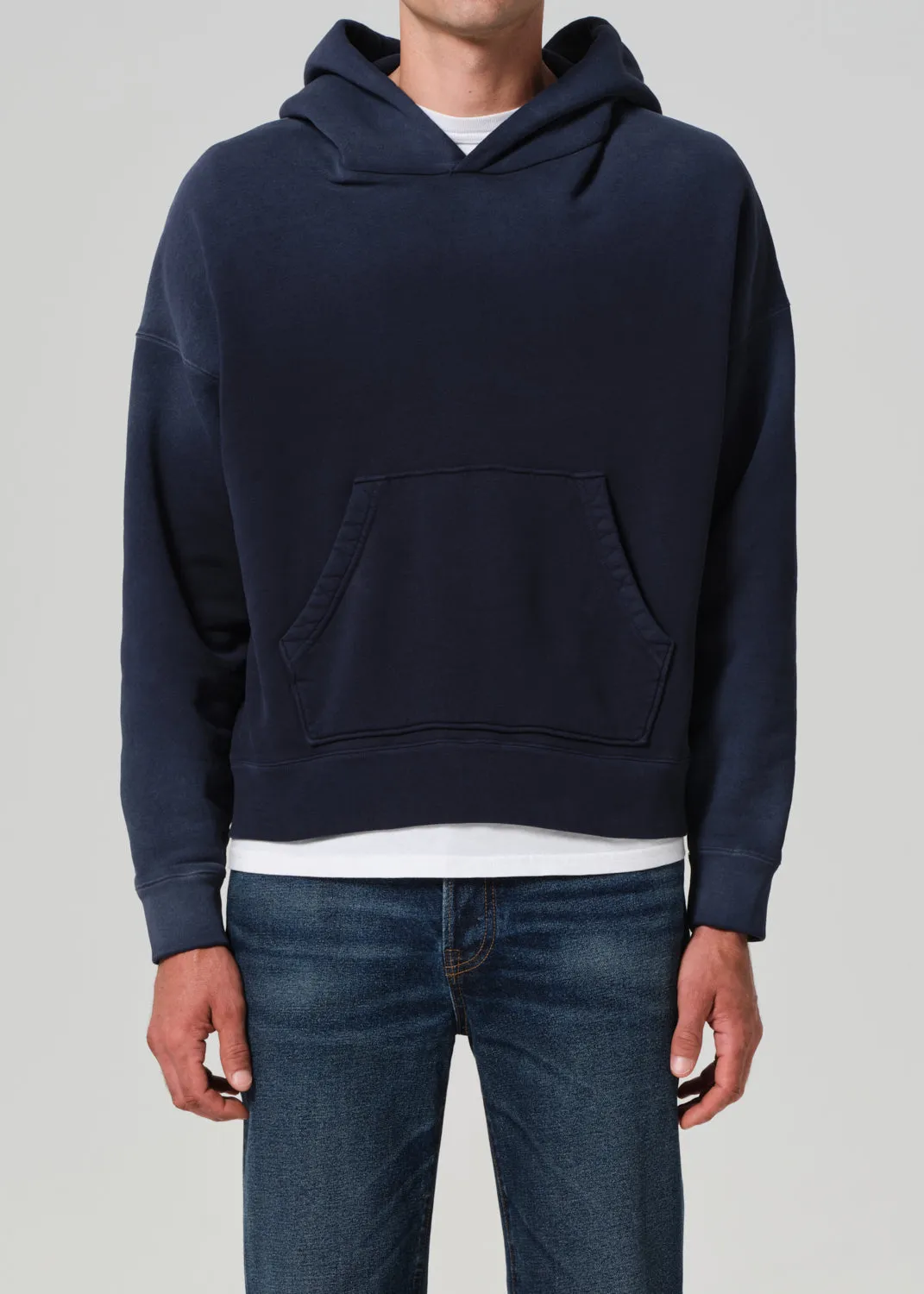 Archive Hoodie in Washed Marine sold by Citizens Of Humanity product image thumbnail 3