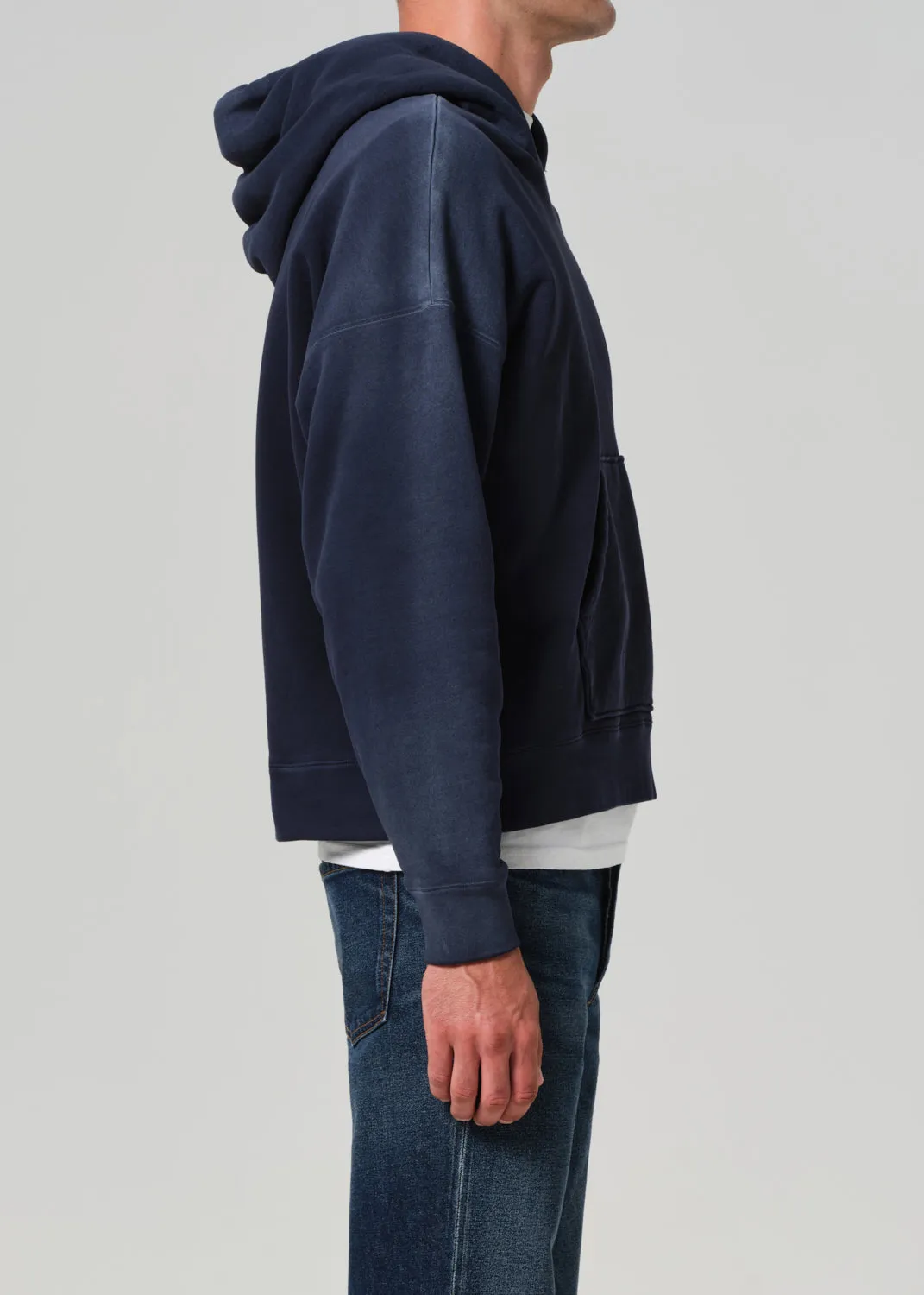 Archive Hoodie in Washed Marine sold by Citizens Of Humanity product image thumbnail 5