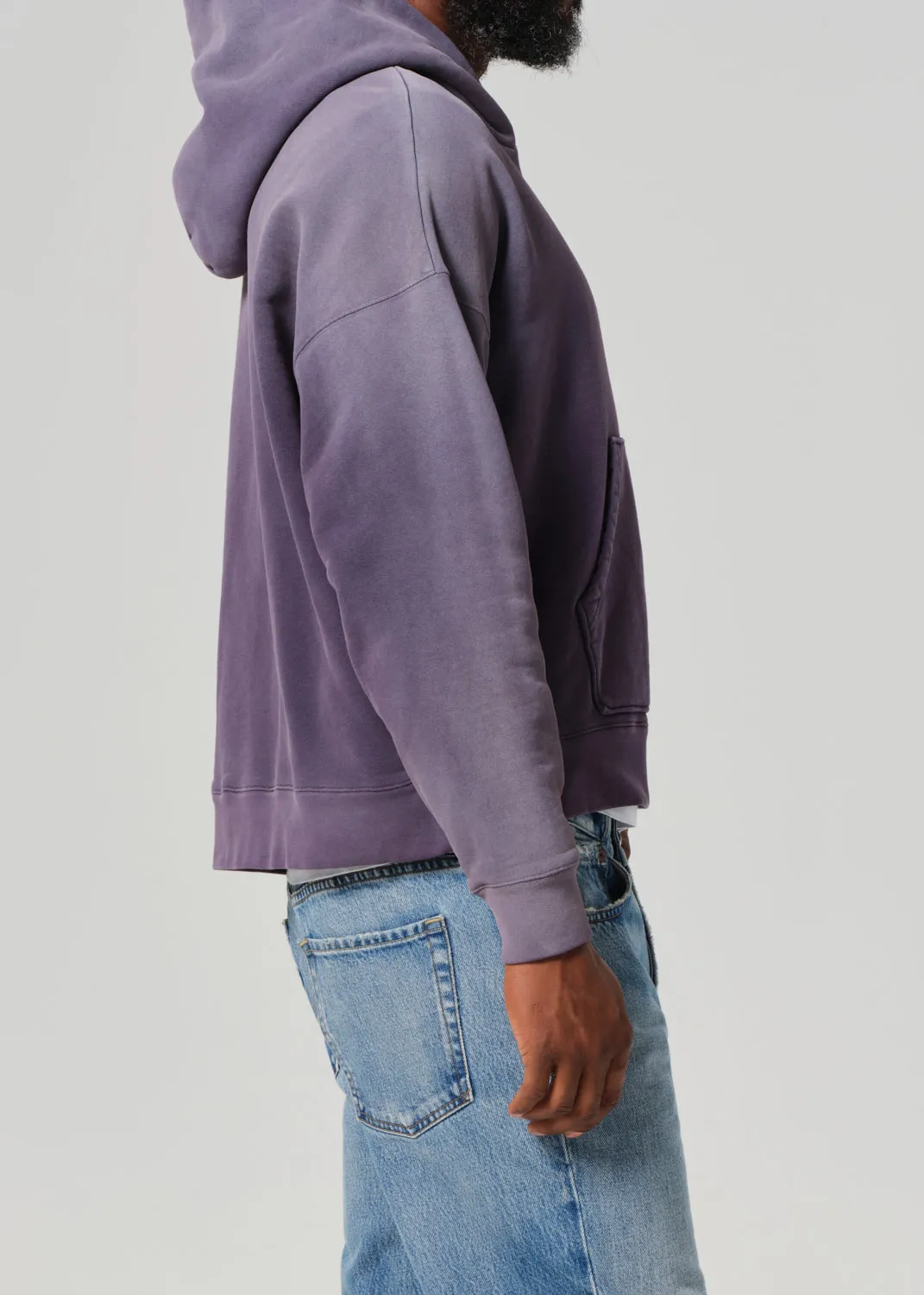 Archive Hoodie in Heatherd Purple sold by Citizens Of Humanity product image thumbnail 5