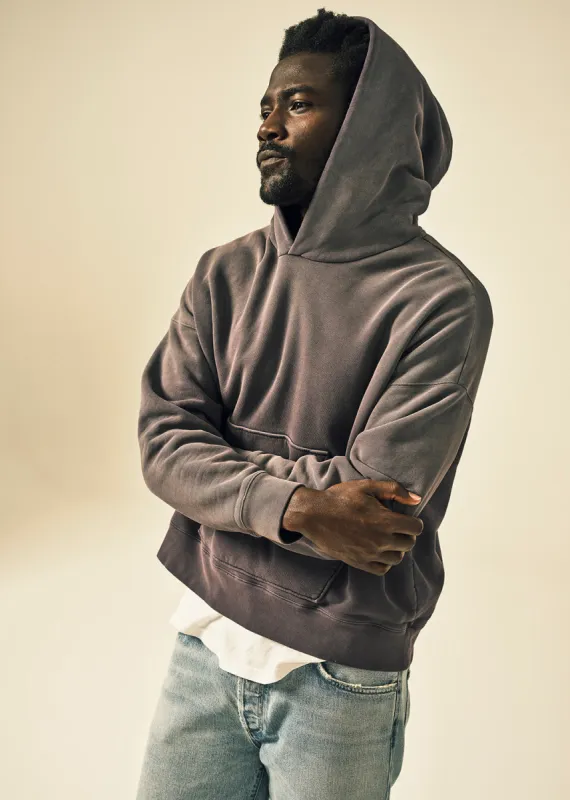 Archive Hoodie in Heatherd Purple made by Citizens Of Humanity