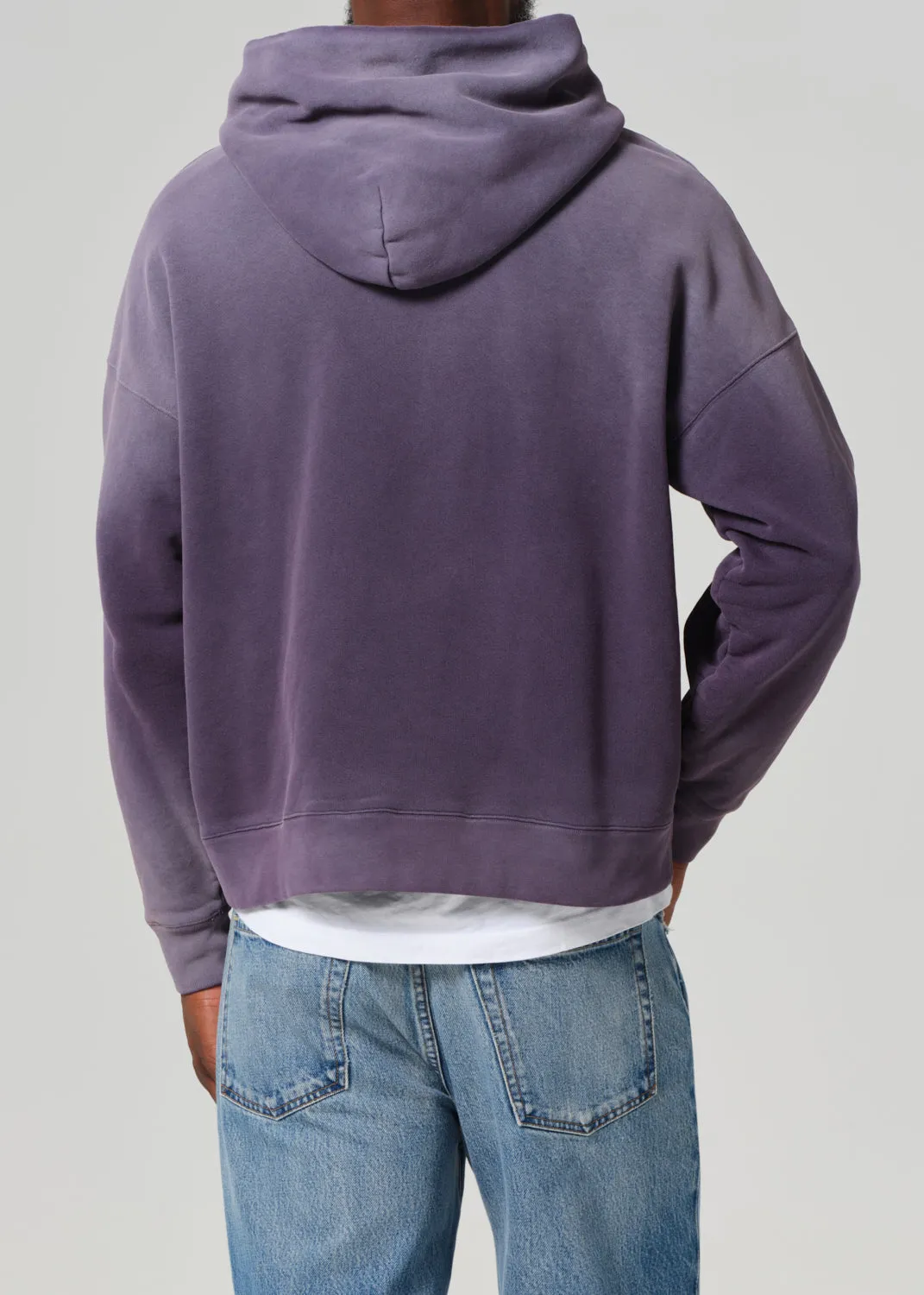 Archive Hoodie in Heatherd Purple sold by Citizens Of Humanity product image thumbnail 4