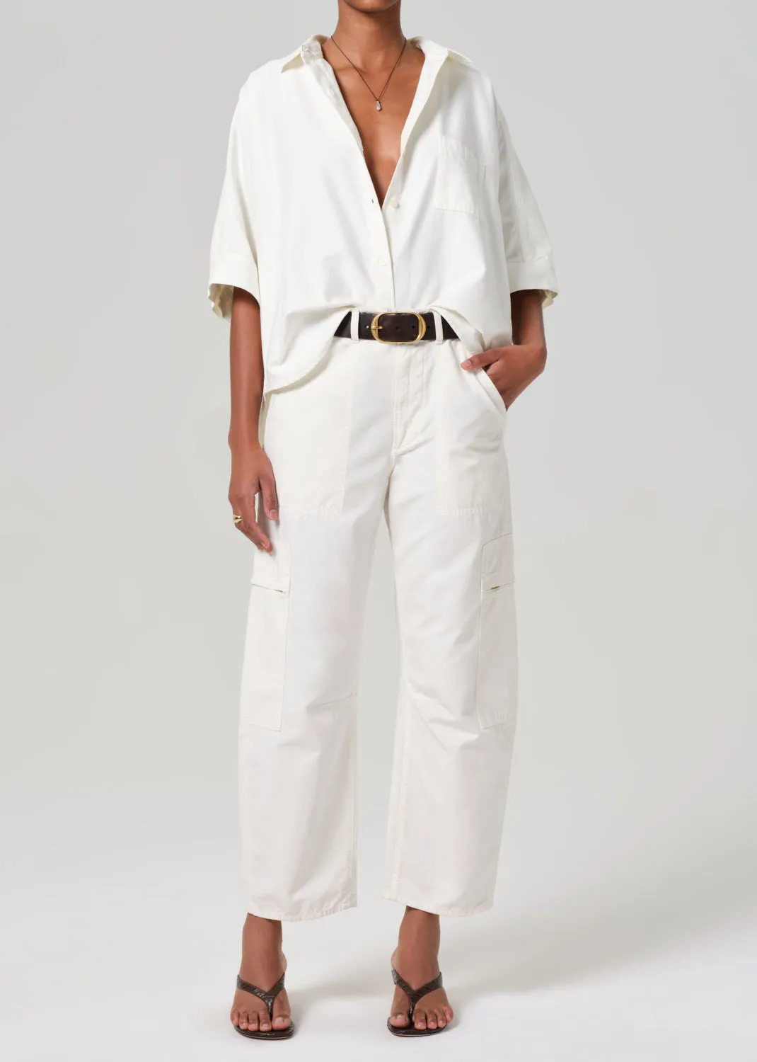 Claire Origami Shirt in Pashmina sold by Citizens Of Humanity product image thumbnail 5