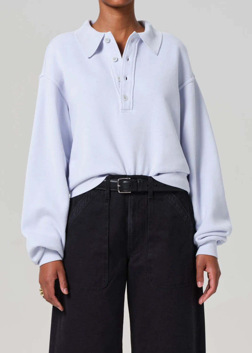 Remi Collared Pullover in Santa Cruz sold by Citizens Of Humanity