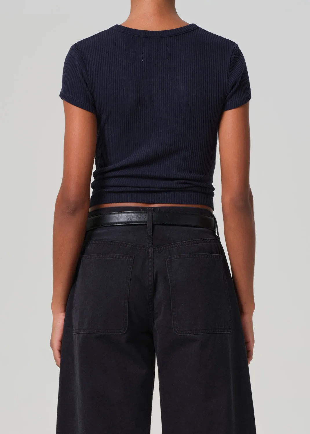 Nello Tee in Navy sold by Citizens Of Humanity product image thumbnail 2